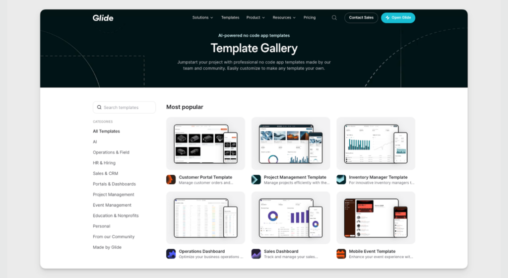 glide ai app Templates