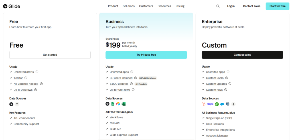 glide ai app pricing