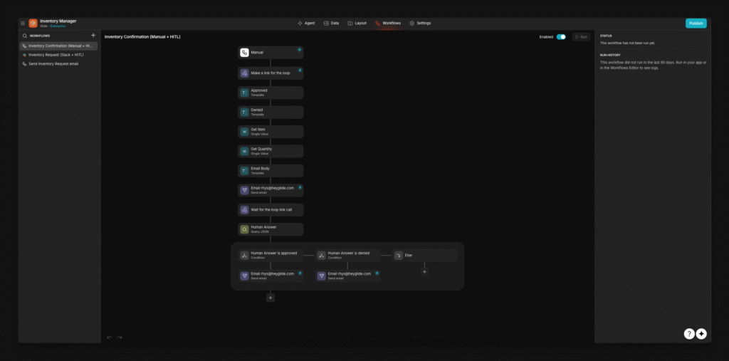 glide ai app workflows-editor