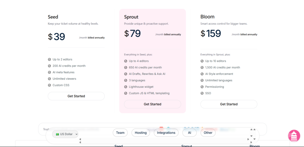 helpdocs ai app pricing
