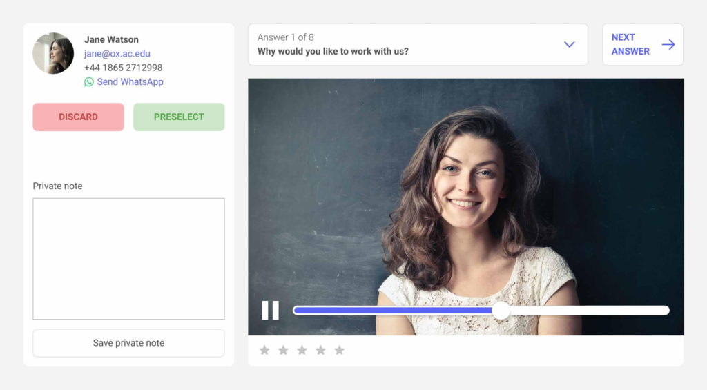 iSmartRecruit ai app VideoInterview