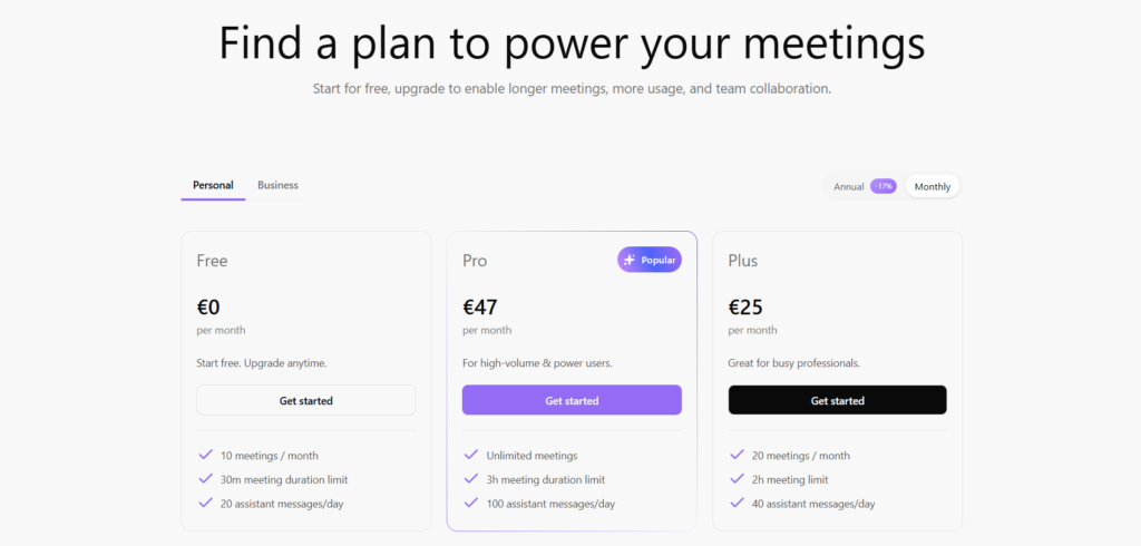 jamie ai app pricing