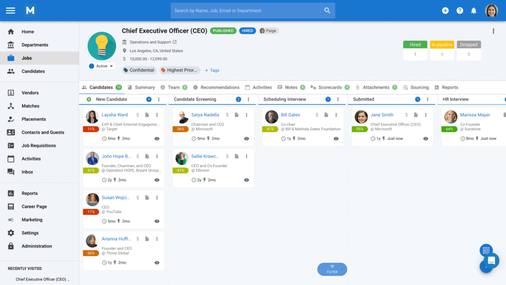 manatal ai app recruitment pipe