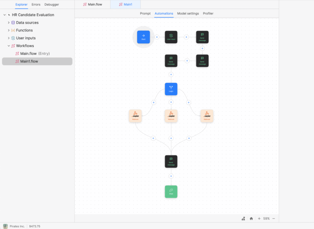 mindstudio ai app workflow builder