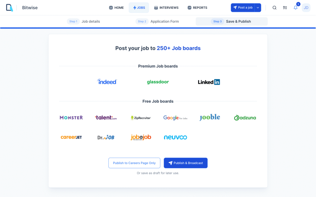recooty ai app Partner-Job-Boards