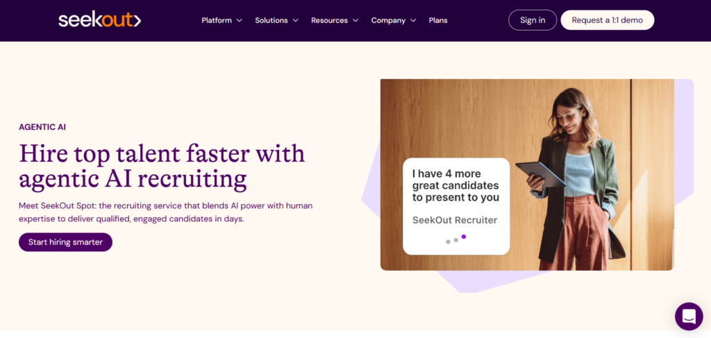 seekout ai app agent recruit