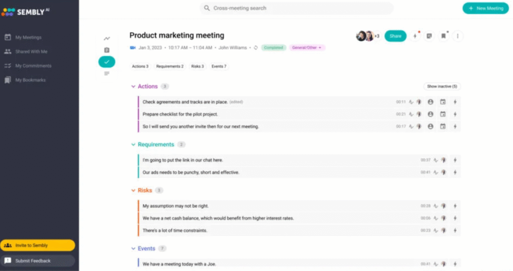 sembly-ai-app-actionable-items