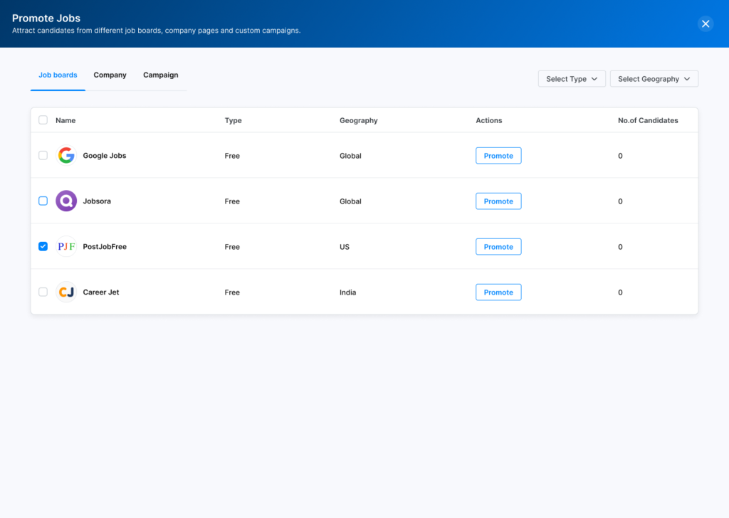 turbohire ai app job promotions