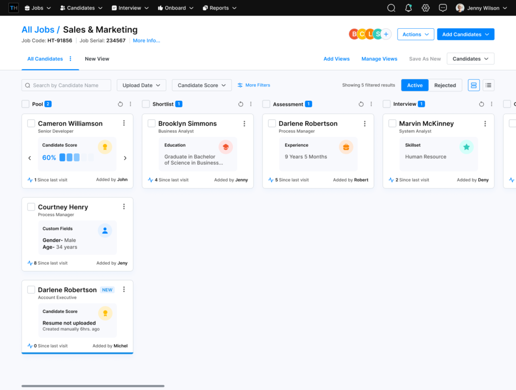 turbohire ai app tracking system