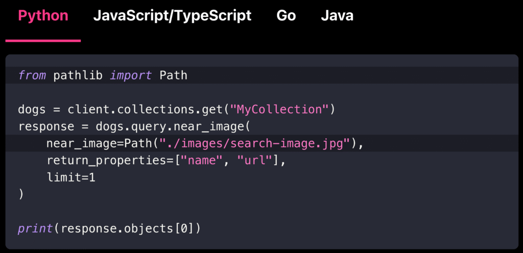weaviate ai app-Multimedia-Search